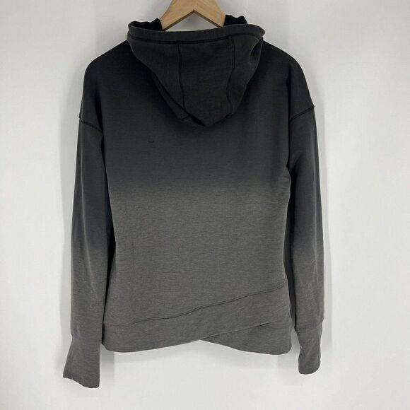 Calia Carrie Underwood Hoodie Size XS Womens Gray Effortless Dip Dye Ombre Shirt - Picture 7 of 12